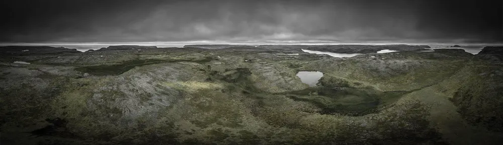 Hochmoor mit kleinen Seen